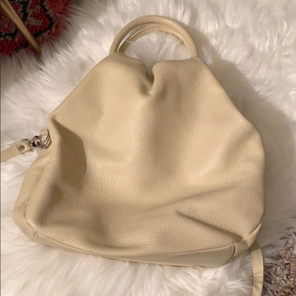 Italian leather handbag crossbody or satchel